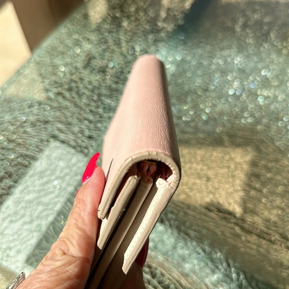 CELINE, Pink & Cream Ling Wallet. Very Nice! - Picture 9 of 12